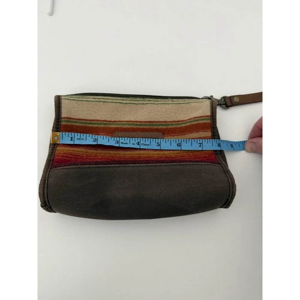 Pendleton Wool Zipper Pouch Clutch Aztec Tribal Southwestern